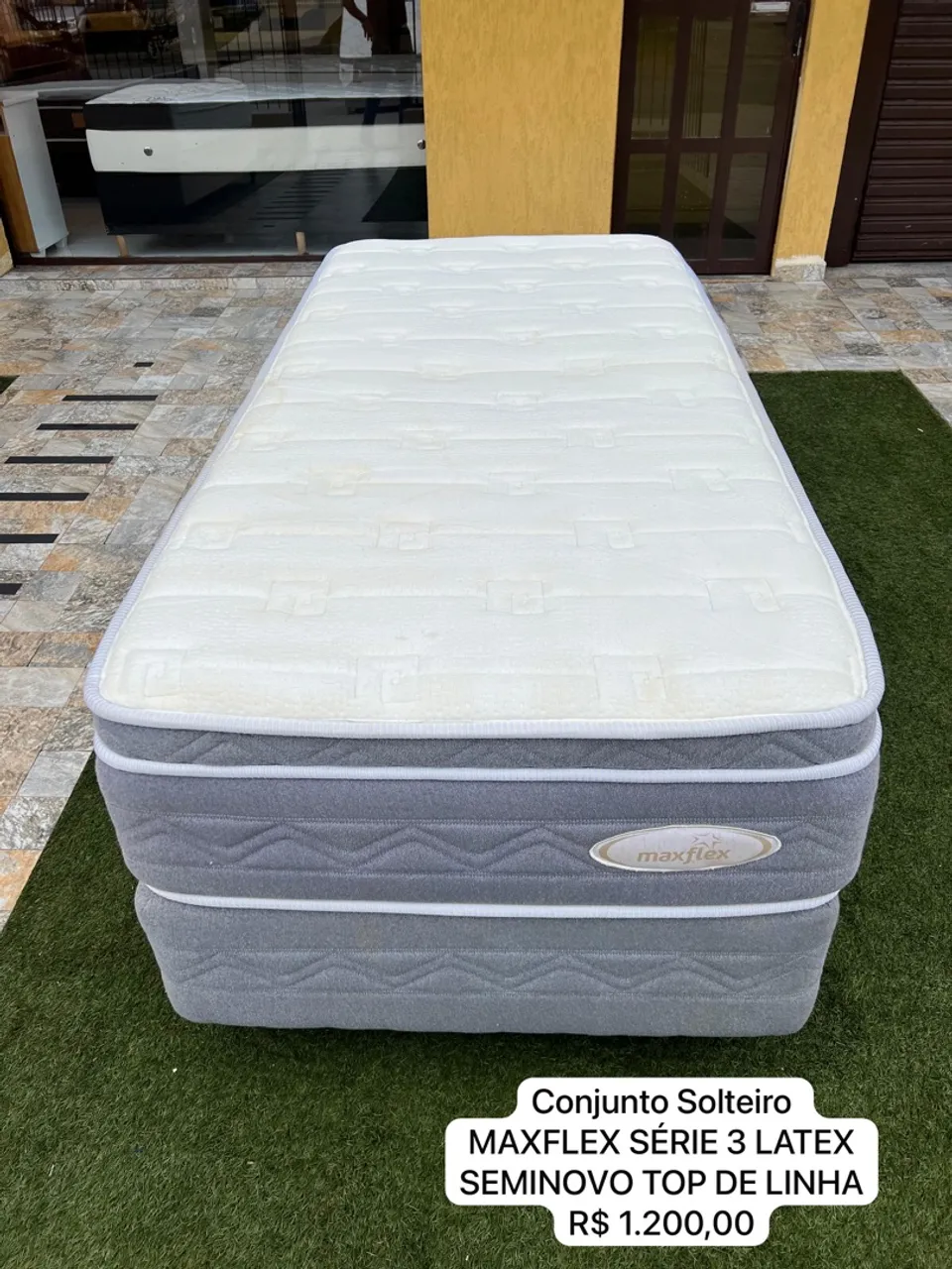 CAMA Conjunto Solteiro Maxflex Série 3 Látex