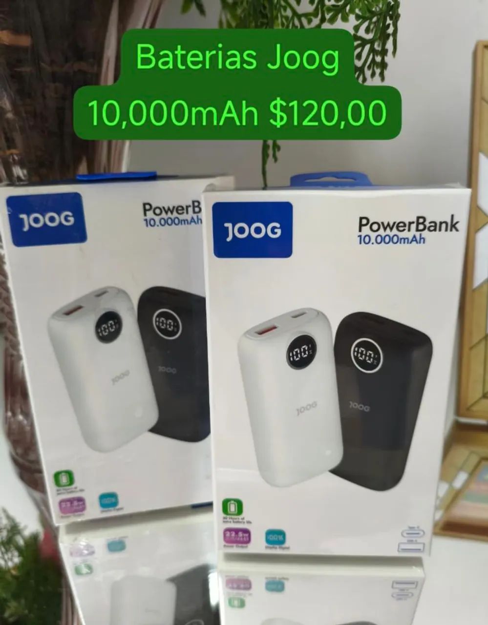 Bateria Portátil Joog 10.000mAh - R$120,00