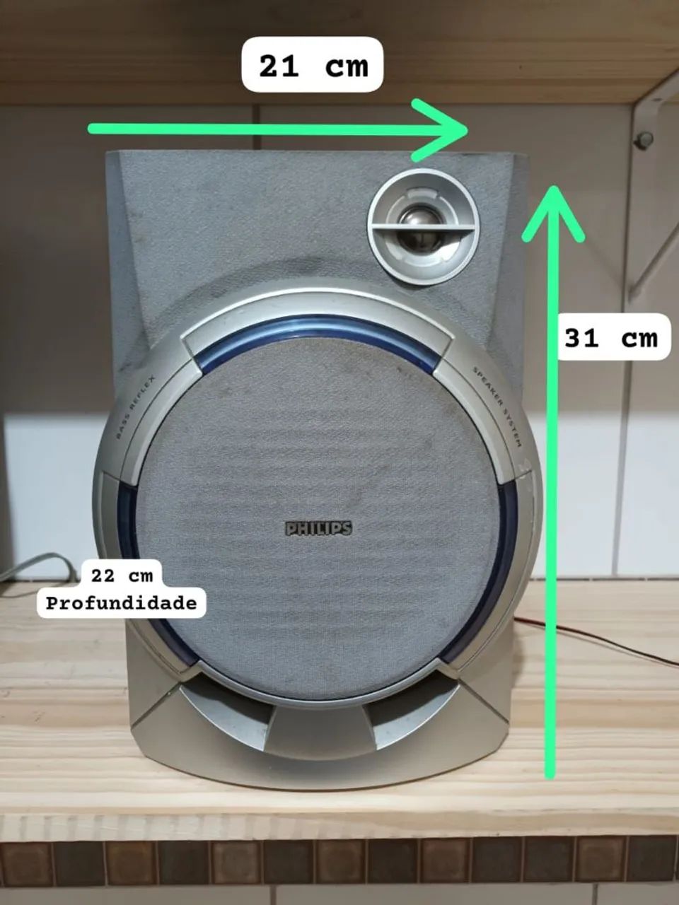 Par de Caixa de Som Philips - Ótima Qualidade!