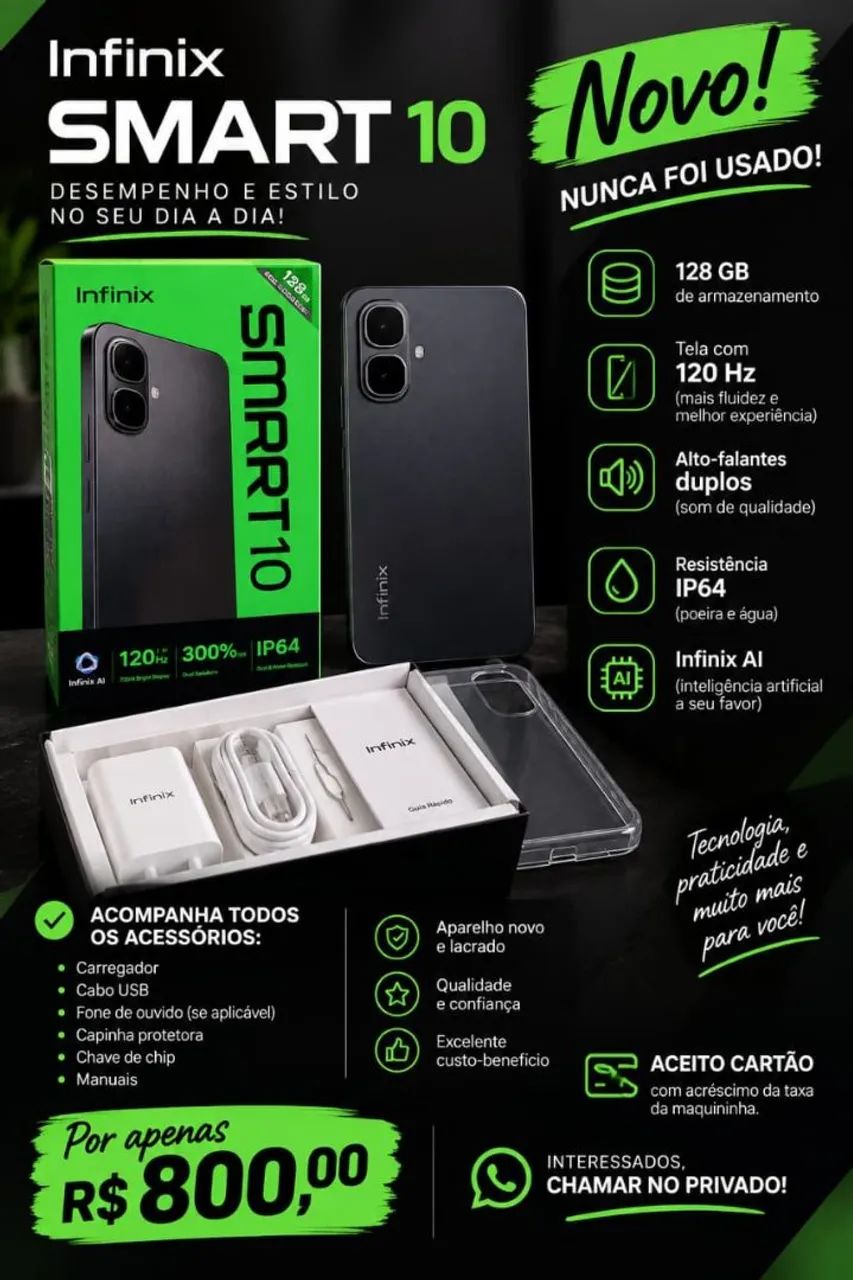 Celular Infinix Smart10 