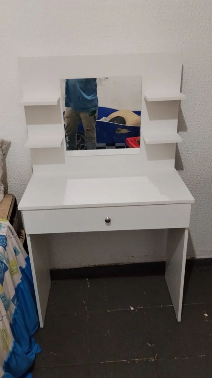 MESA PENTEADEIRA COM ESPELHO MDF NOVO  - Foto 2