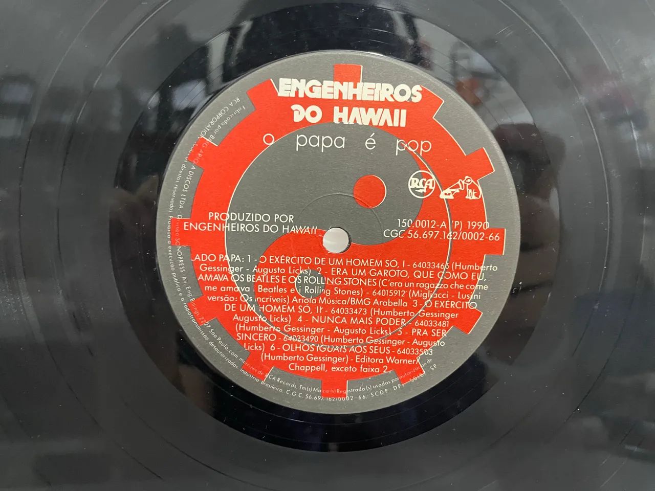 Disco de Vinil Engenheiros do Hawaii o Papa é Pop - Foto 3