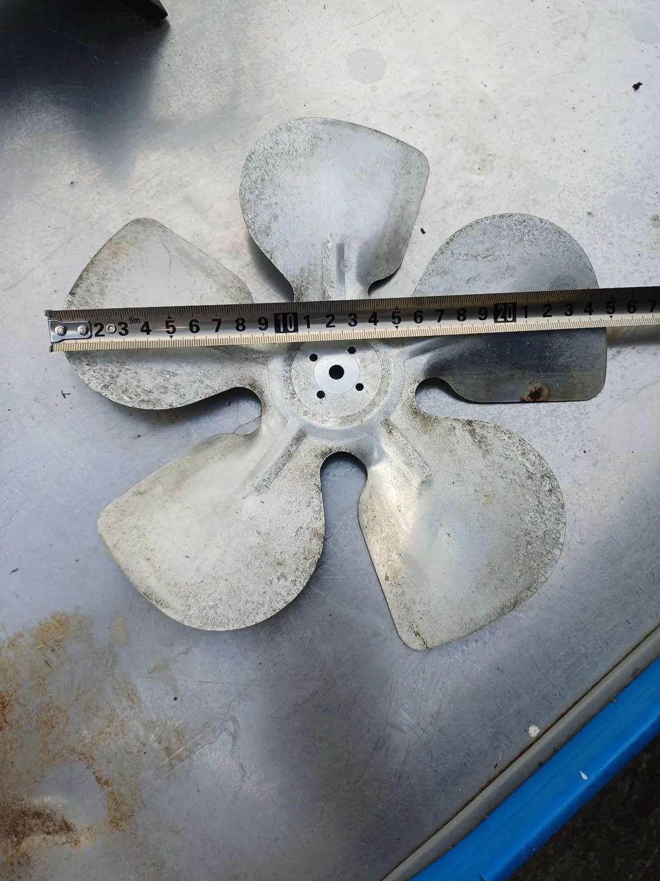 Hélice de alumínio para exaustor 25 cm - Foto 2