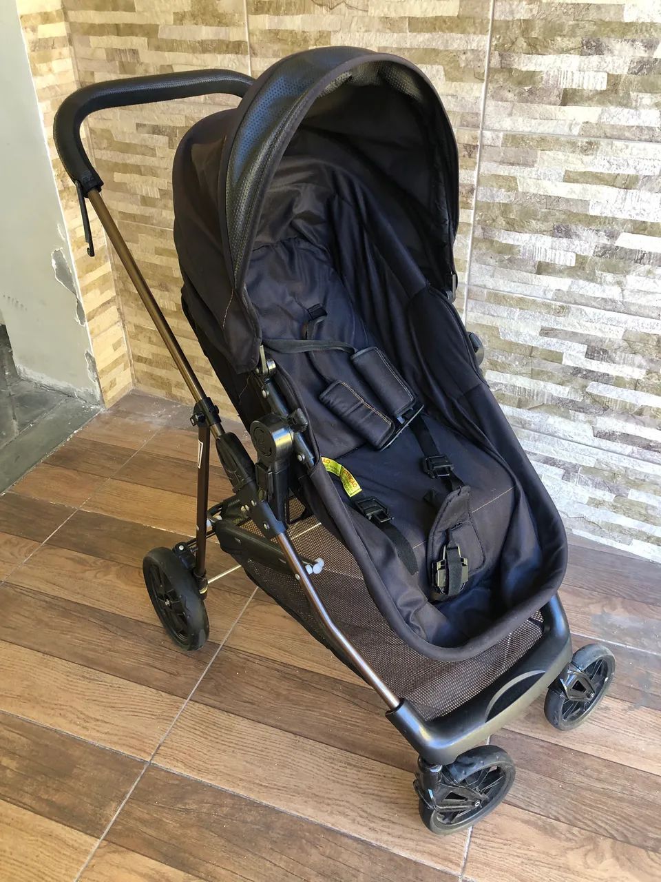 Carrinho de bebê com Bebê conforto - Galzerano  - Foto 5