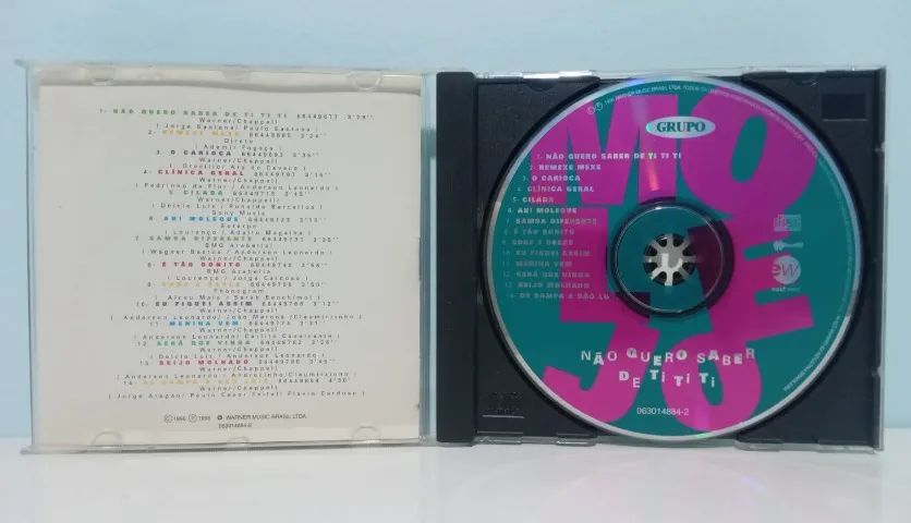 CD Molejo - Não Quero Saber de Ti ti ti - 1996 - Foto 2