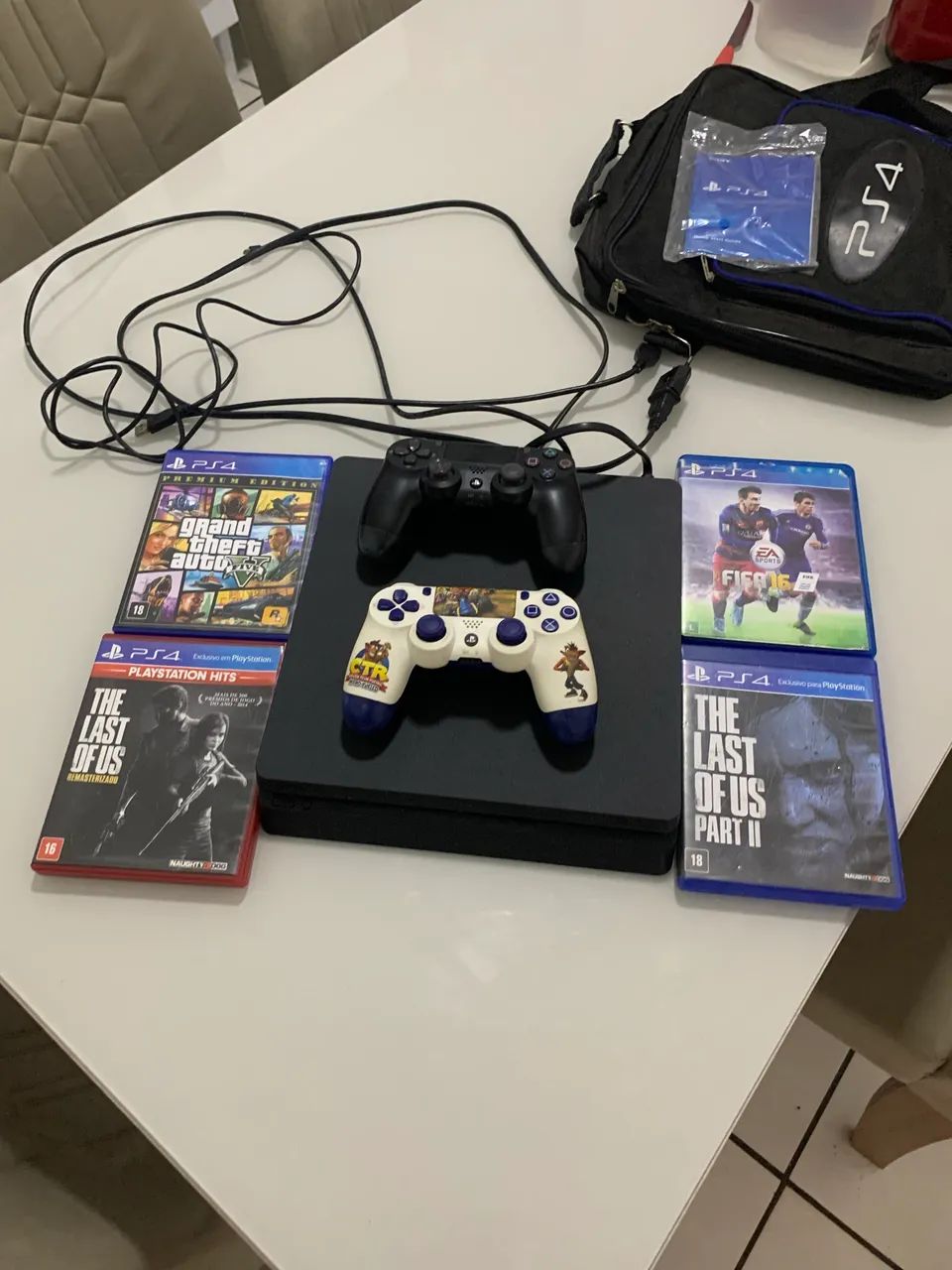 Ps4 slim 1 TB com jogos  - Foto 3