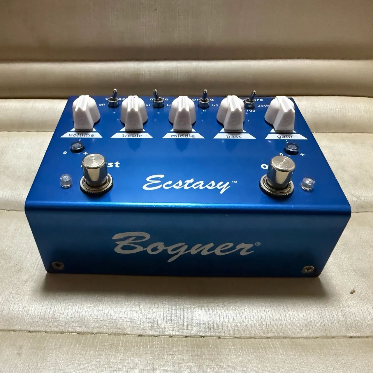 Pedal Bogner Blue - Overdrive e Distortion com Boost - Super Conservado!!! - Foto 5