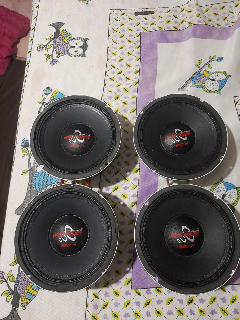 4 Médios de 6 polegadas Red Power