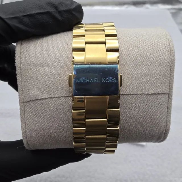 Relógio Michael Kors MK3179 Dourado 39mm Original - Foto 3