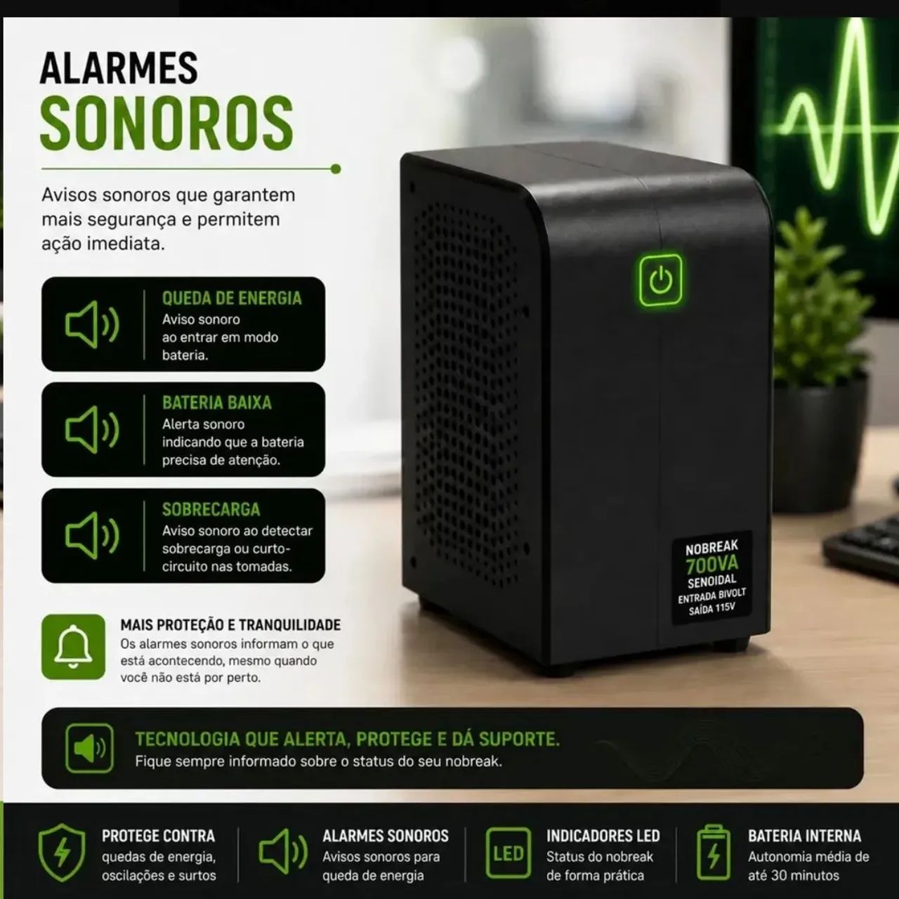 Nobreak para Computador e impressora - Foto 3