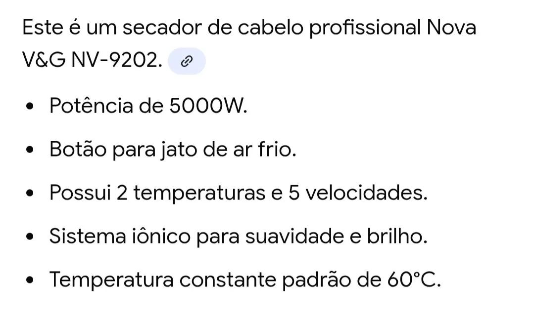 Secador de cabelo profissional  - Foto 5