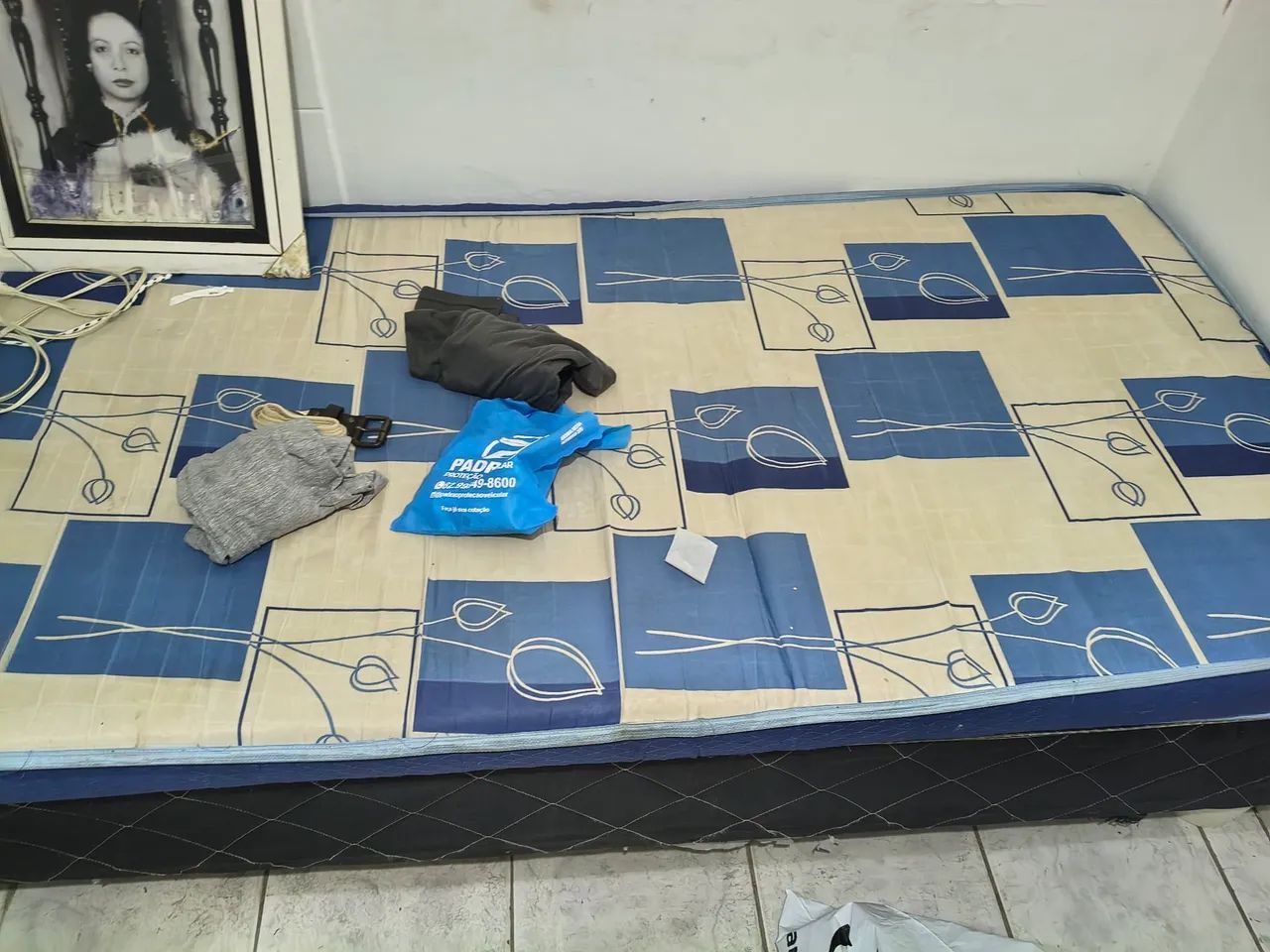 CAMA SOLTEIRO COM COLCHÃO  - Foto 3
