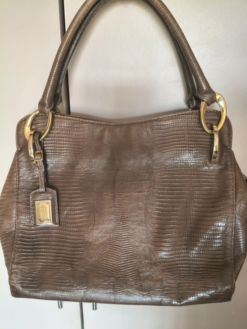 Bolsa marrom vintage - Foto 2