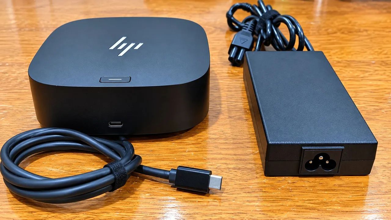 Dock Station HP USB-C G5 Original + Fonte HP 120W | Completa