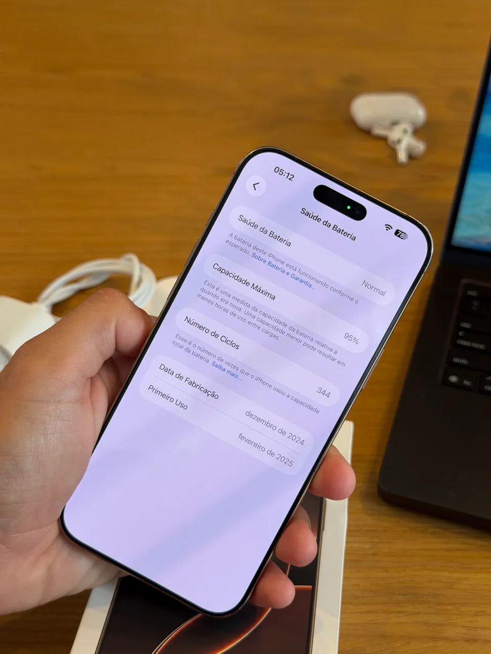  iPhone 16 Pro Max, 256 Gb - Bateria 93% - Sorocaba - Foto 5