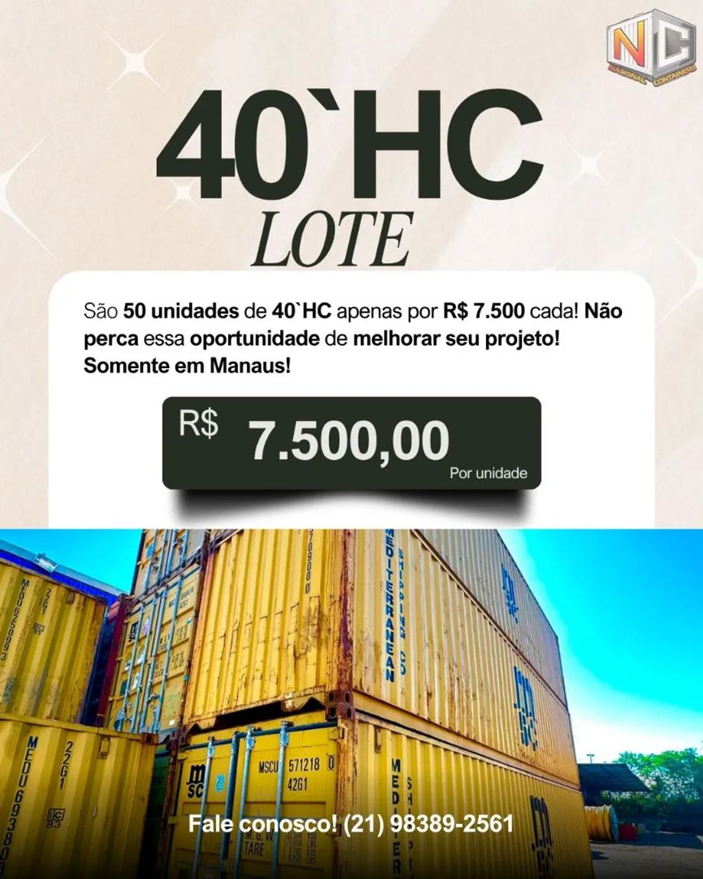 Lote de 40hc!