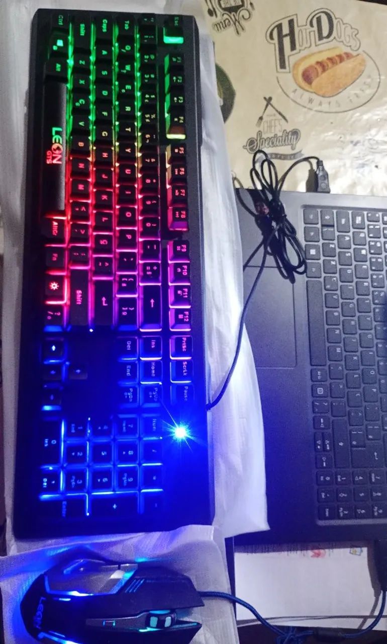 Mouse e teclado gamer  - Foto 5