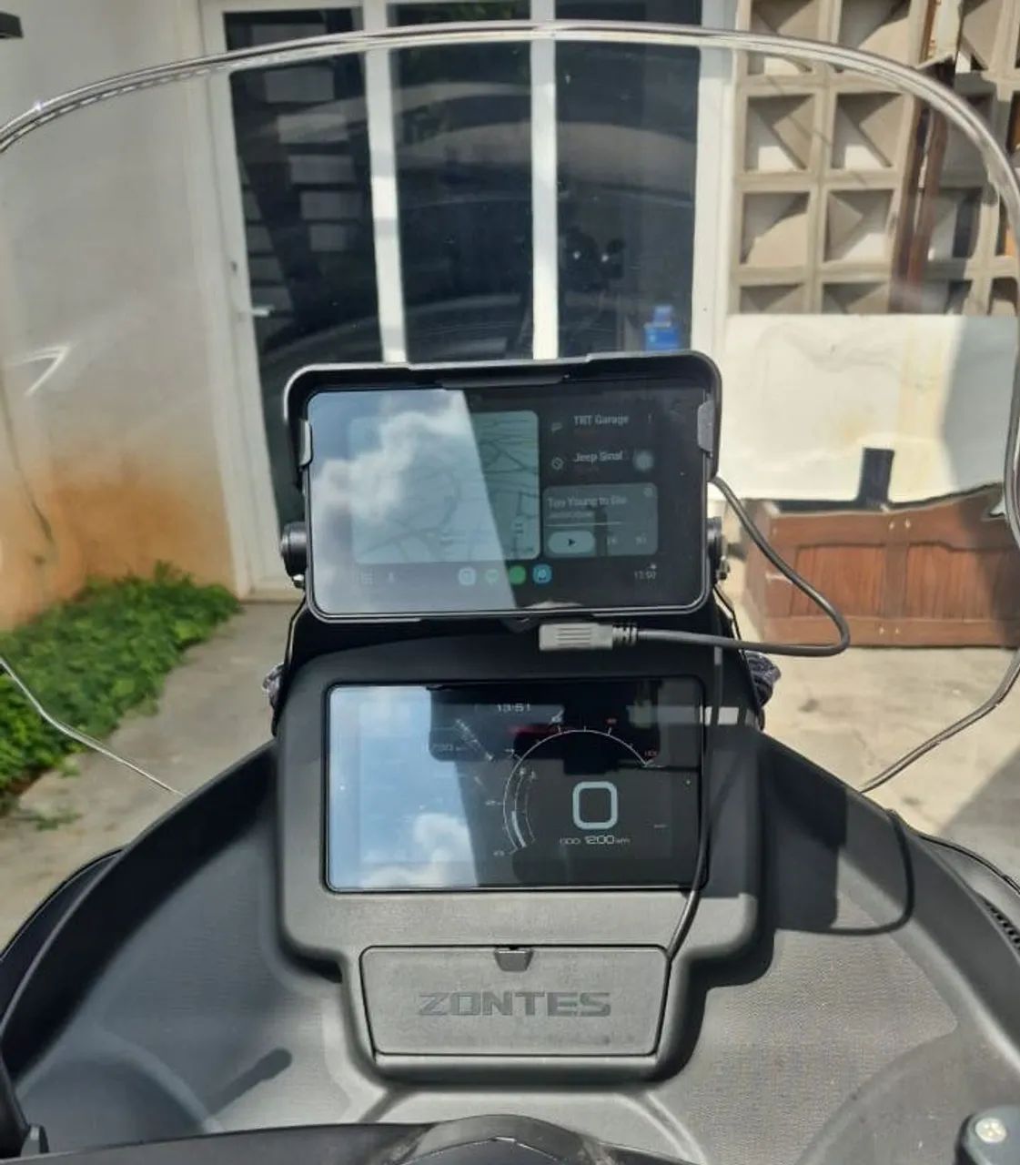 Zontes 350E muito nova. - Foto 5