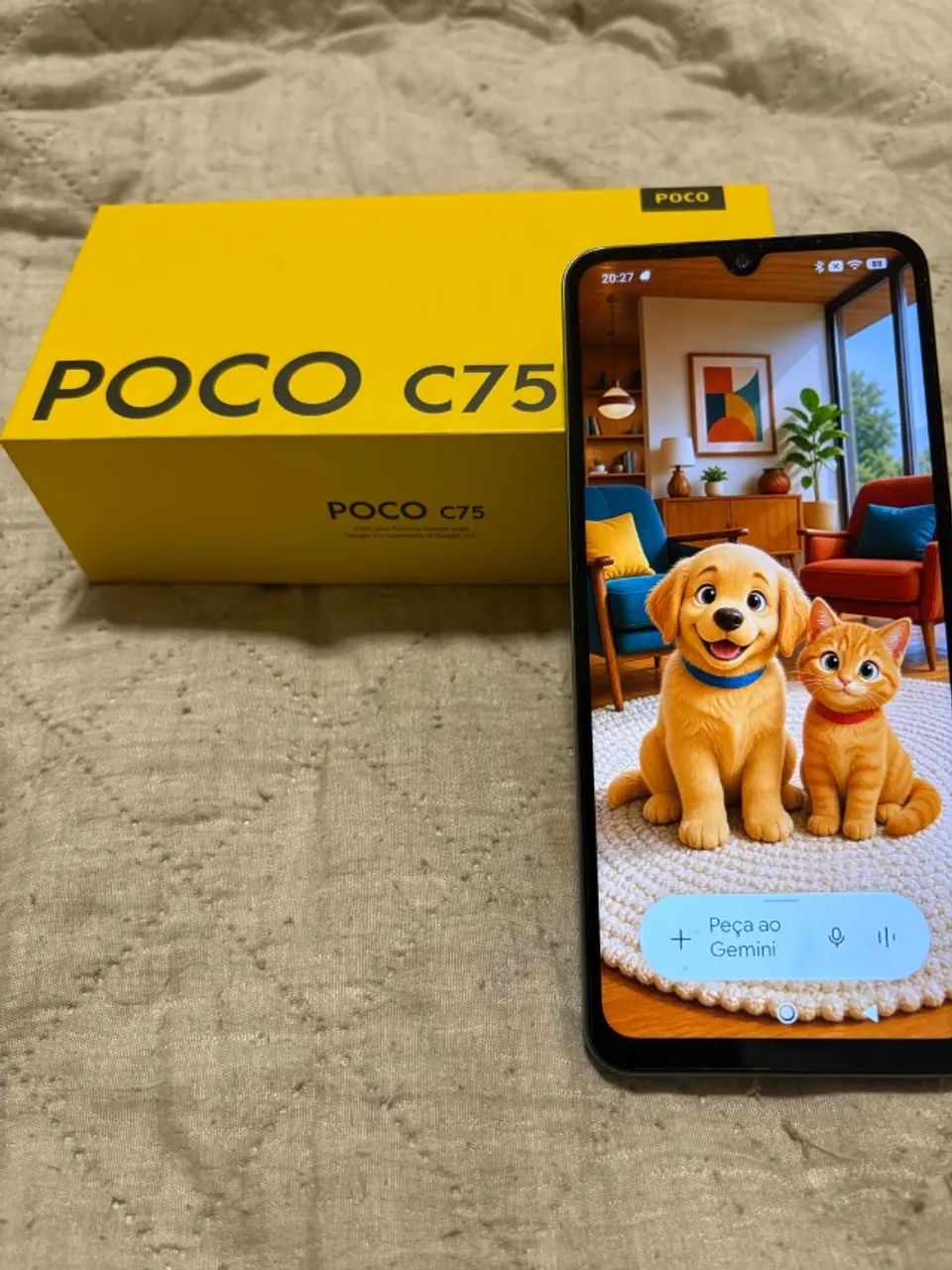  CELULAR POCO C 75 NOVINHO  - Foto 2