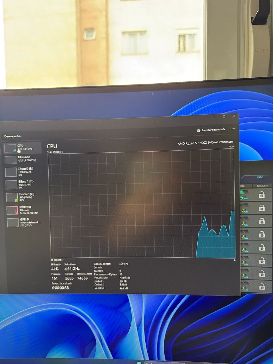 Pc gamer 32gb ram no precinho Ryzen 5 5600x - Foto 2