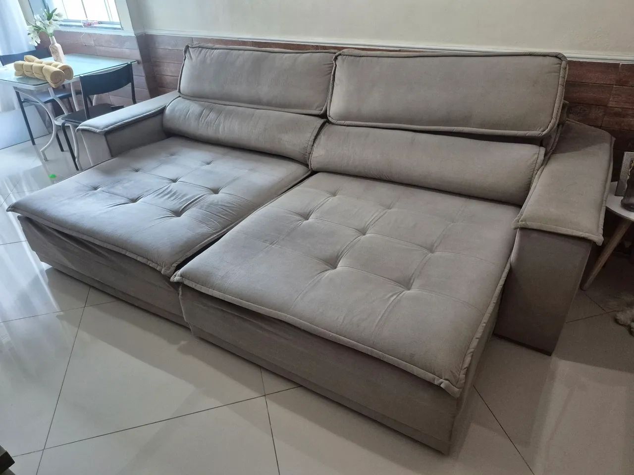 Sofá retrátil reclináveis com 2.90m - Foto 2