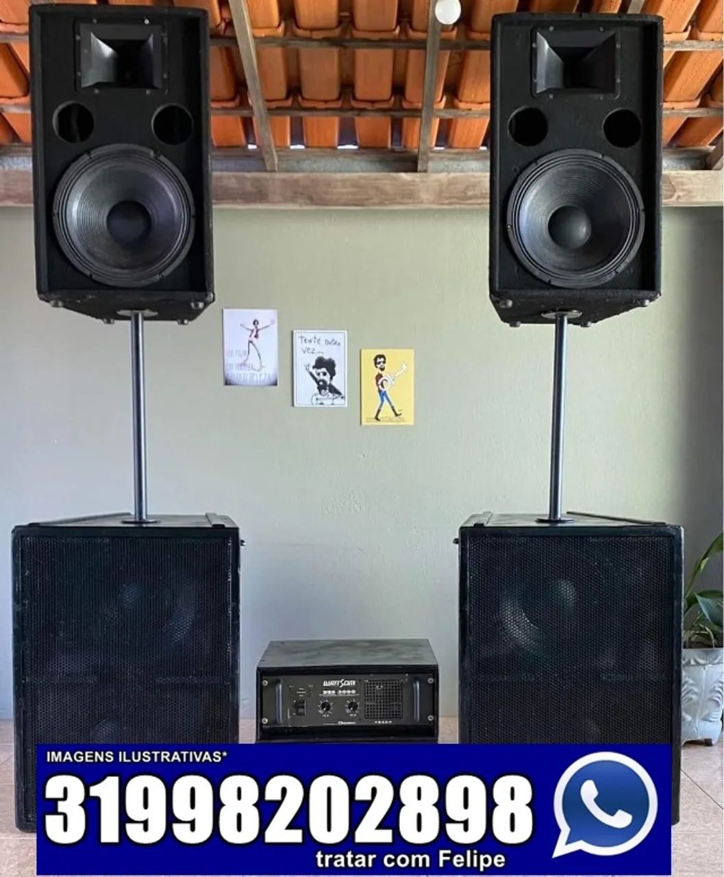 Aluguel de caixas ativas profissionais - Foto 4