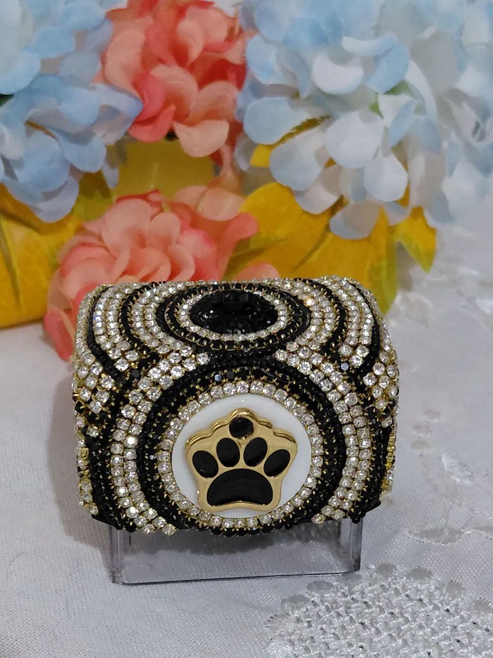 CARIMBO PERSONALIZADO COM STRASS  - Foto 5