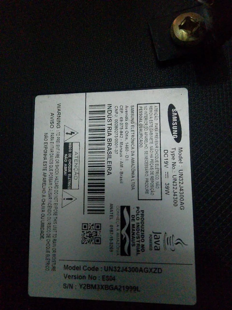 Tv Samsung (tela quebrada) - Foto 2