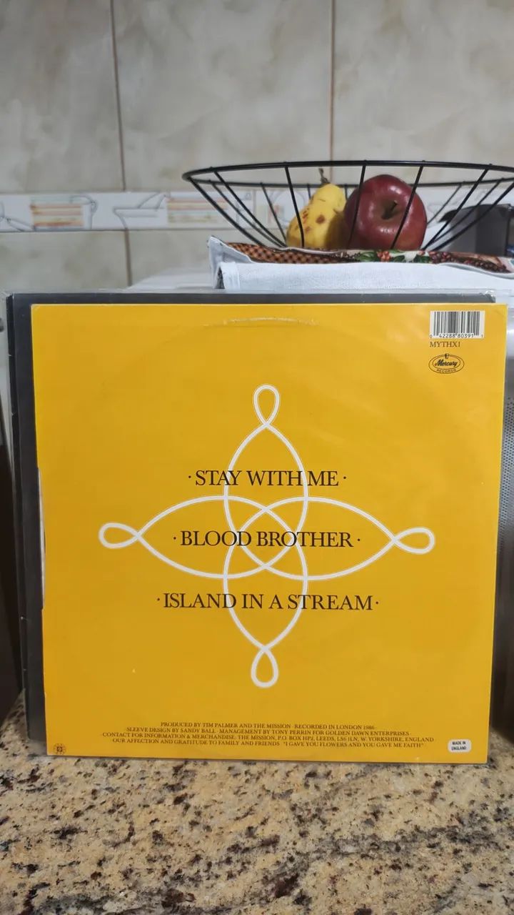 The Mission - Stay with Me -  12" single  rock Gótico  - Foto 2