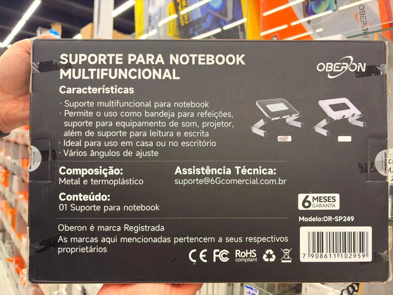 Suporte Para Notebook Multifuncional  - Foto 2