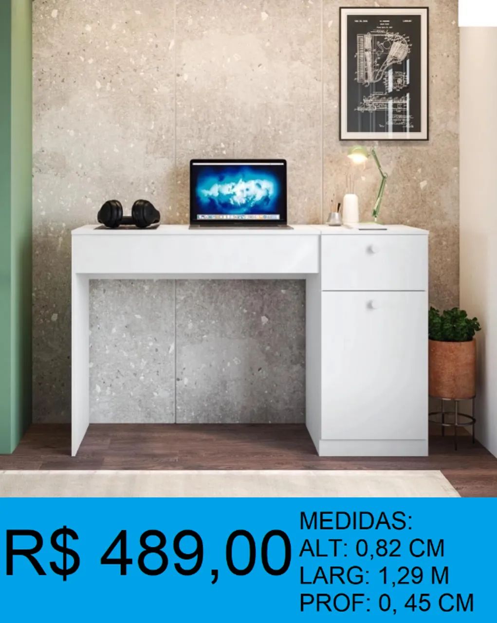 ESCRIVANINHA - OTIMA QUALIDADE - COMPRE HOJE E RECEBA EM ATE 72H