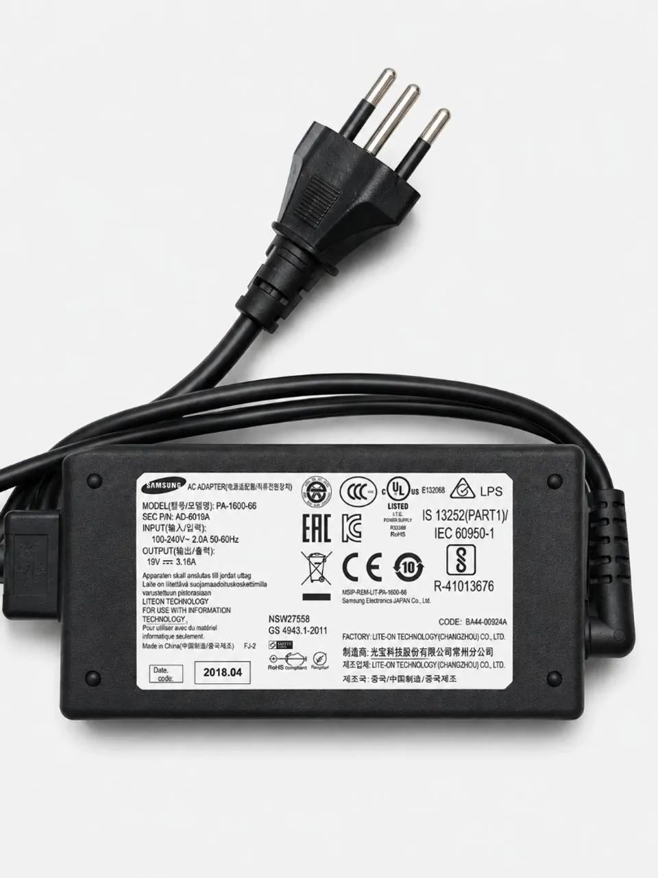 Fonte de notebook Samsung original