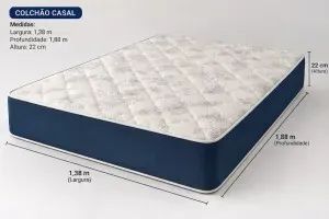 OFERTA! Colchão Casal D45 - Foto 2