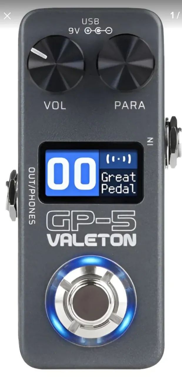 PEDAL MULTIEFEITOS VALETON GP-05 NOVA