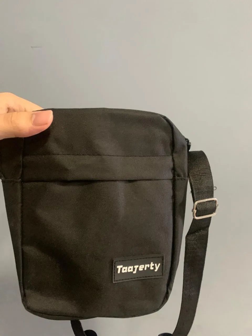 shoulder bag preta taajerty nova alça ajustável com zíper