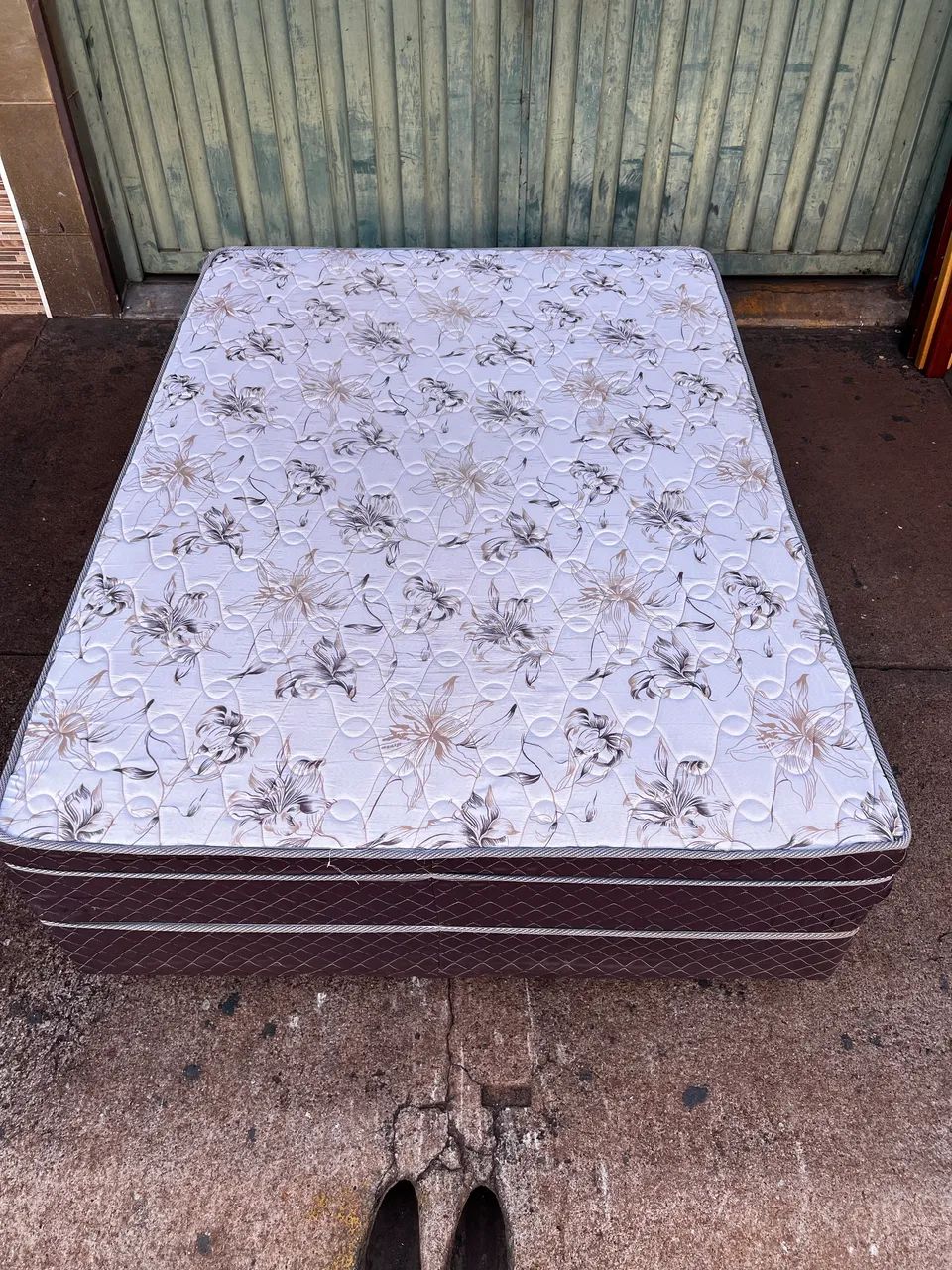 Cama box de casal conjugada seminova - Foto 2