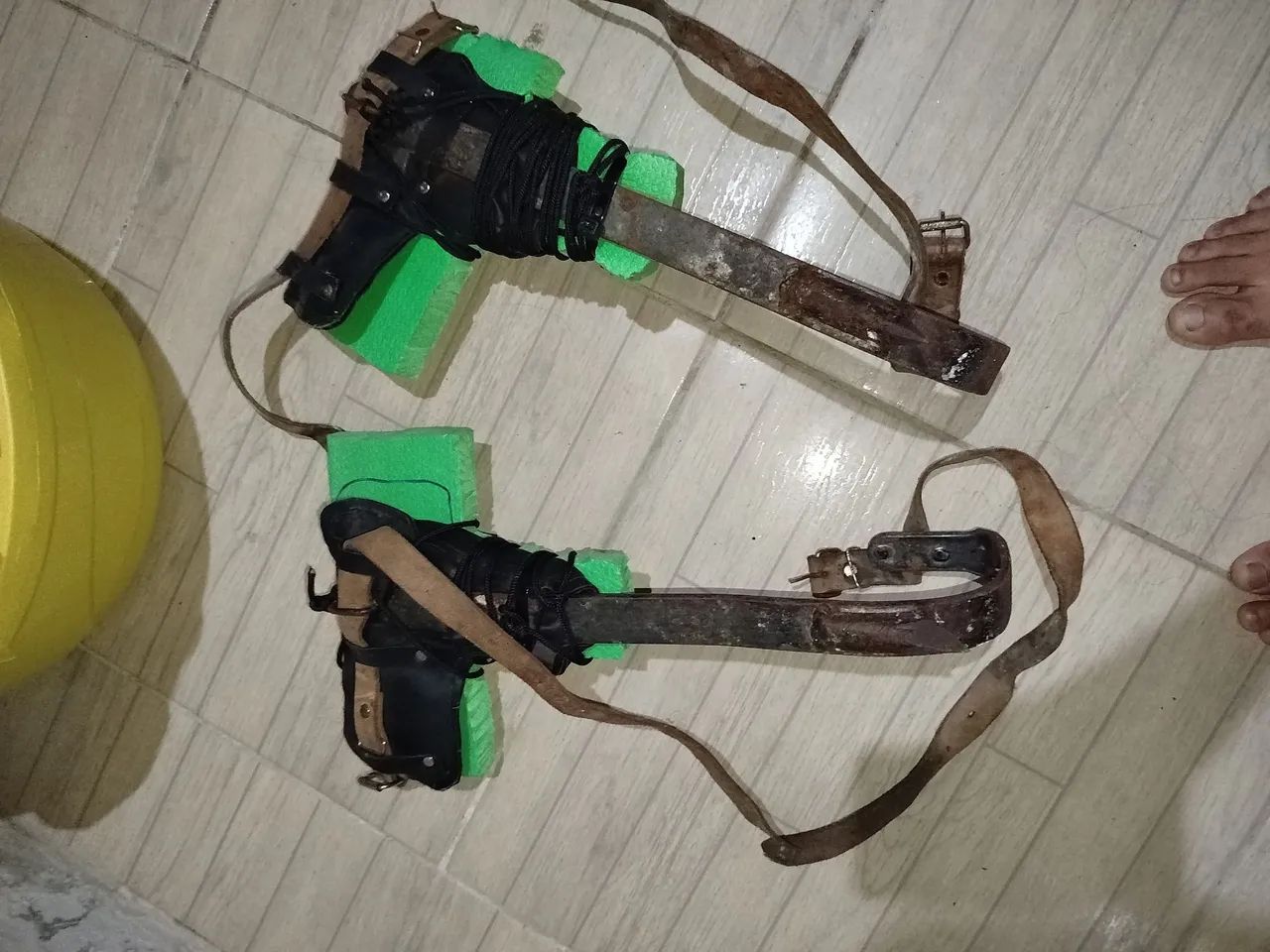 Espora de ferro para escalada em árvore
