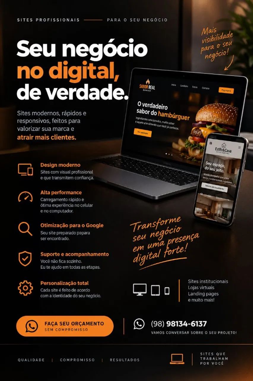 SITE PARA SEU NEGÓCIO!