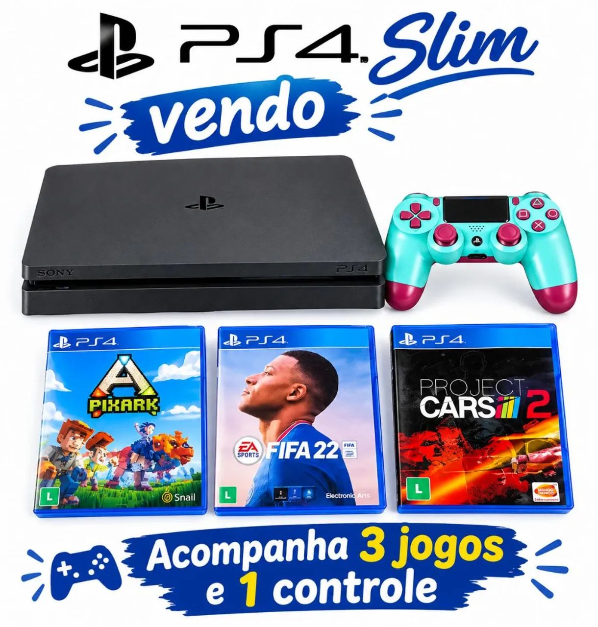PS4 SLIM  - Foto 2