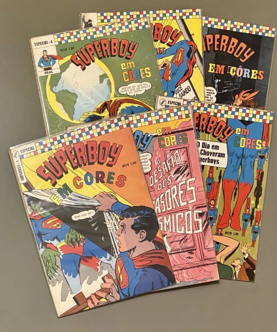  Superboy em Cores EBAL 1 a 6 - Sequência Inicial 1969