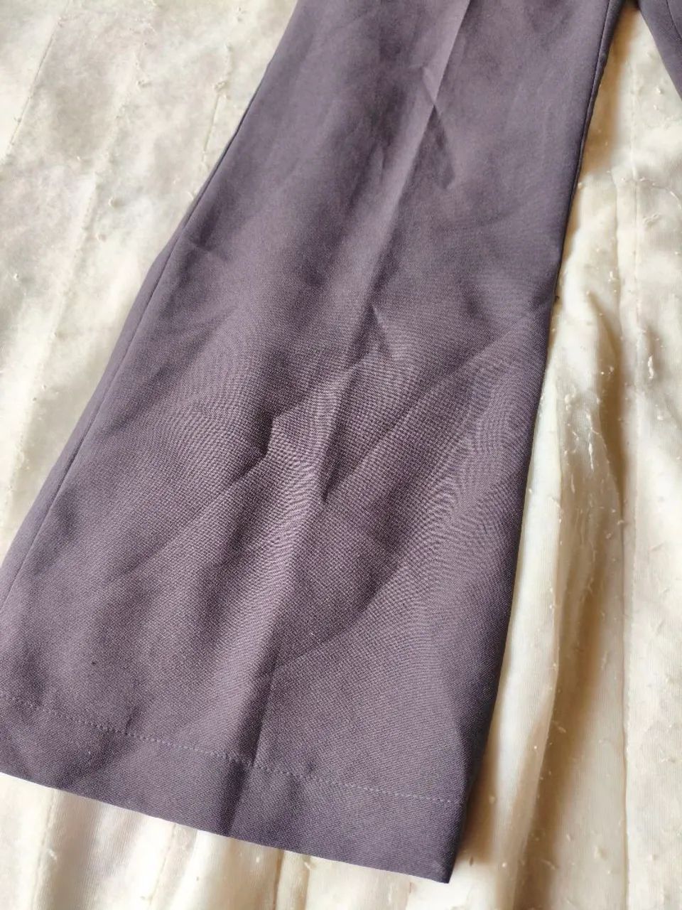 Calça social feminina cinza P - Foto 3