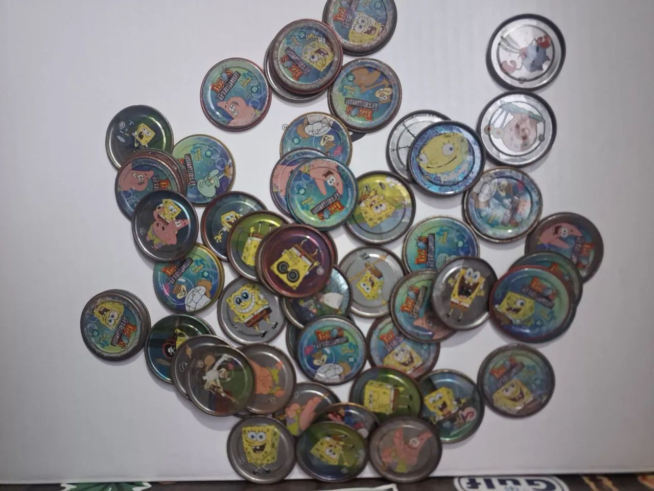 tazos bob esponja metal 60 unid