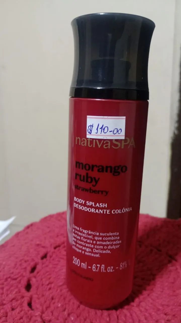 Perfumes disponíveis 