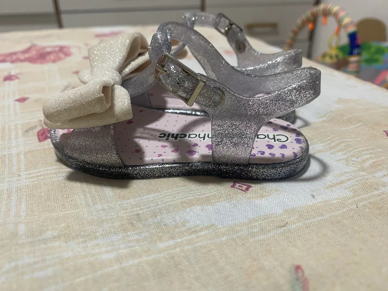 Sandalia feminina de bebe - Foto 4