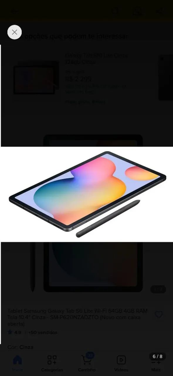 Tablet Samsung s6 lite  - Foto 2