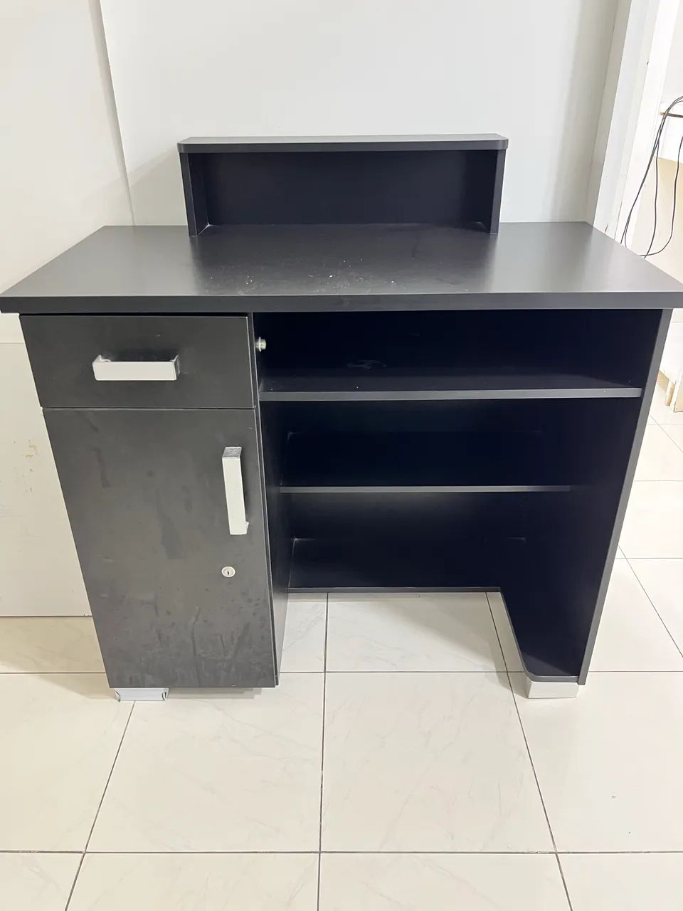 Armário recepção em MDF preto  - Foto 3