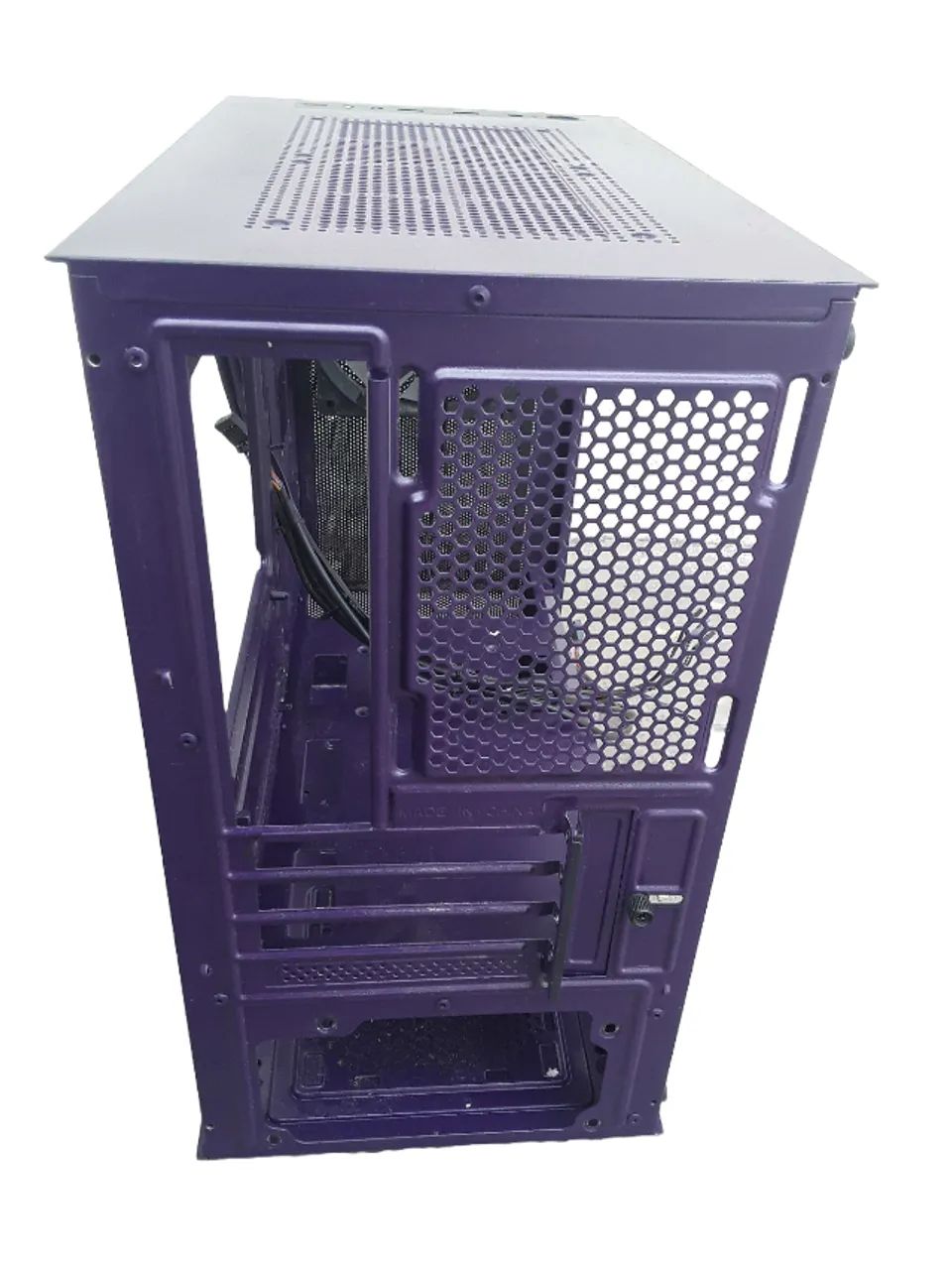 Gabinete de Computador Roxo com 1 Fan - Foto 5