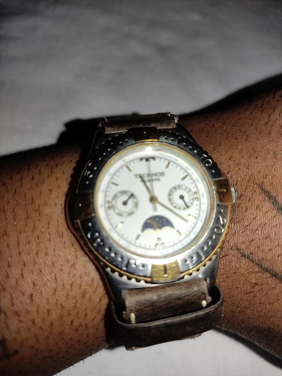 Tecnnos moonphase pulseira rally