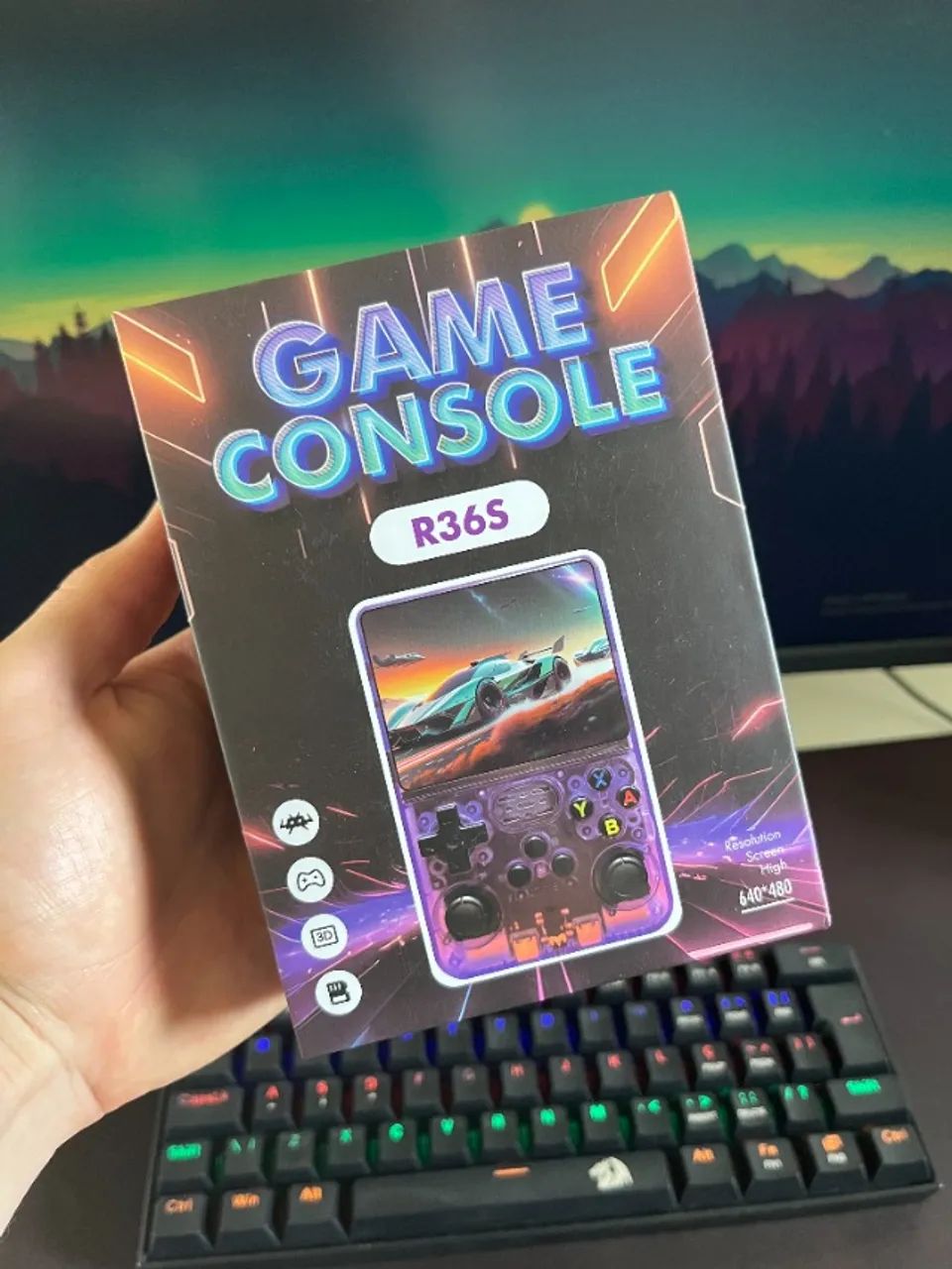R36s Videogame Portátil com Entrega Rápida! - Foto 2