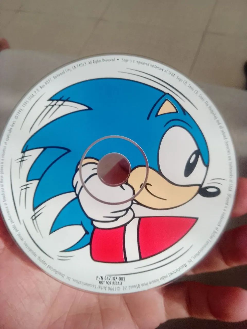 Cd do Sonic 1995 faço troca pôr jogos do PS4  - Foto 2